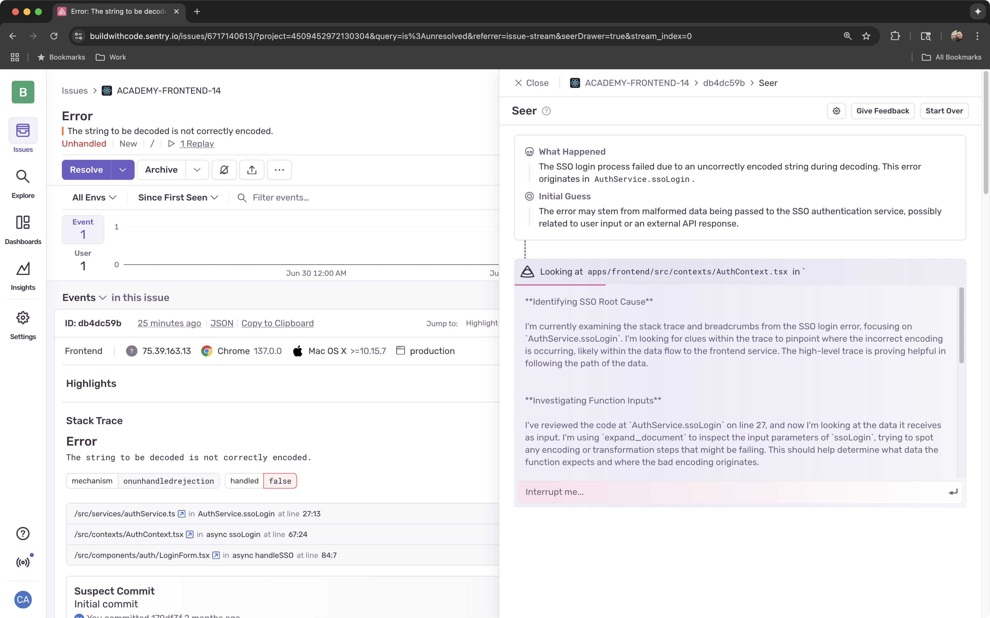 Seer Analysis