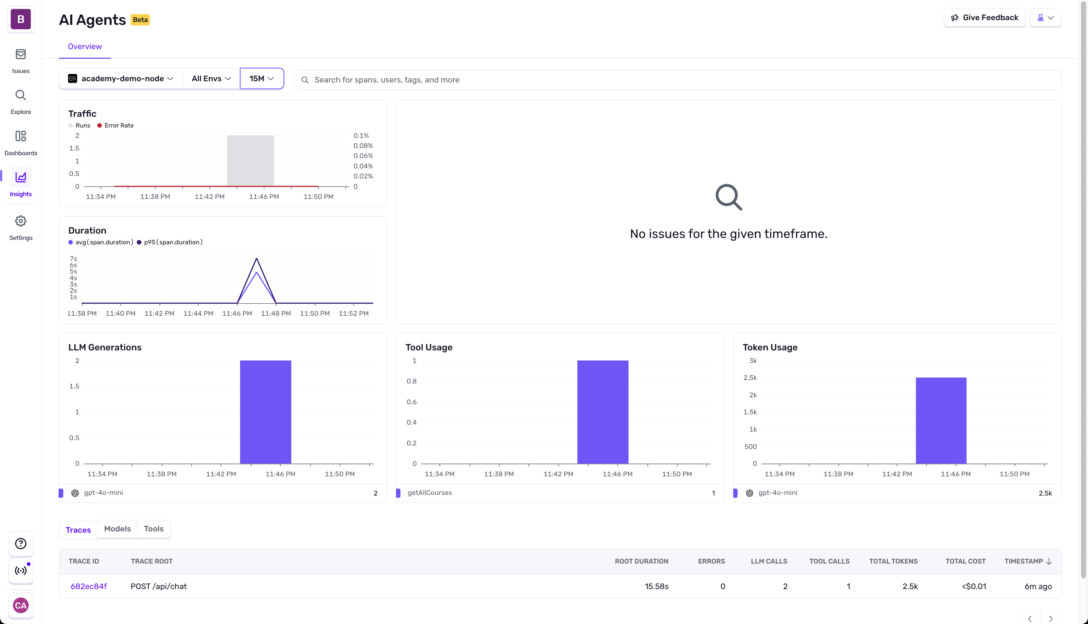 AI Agent Dashboard